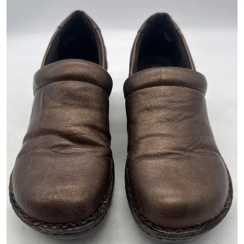 BOC‎ Women's Clog Peggy Slip On Shoe Size 8 Gold Metallic